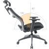 YGC 500GY FISHBONE Office židle YENKEE